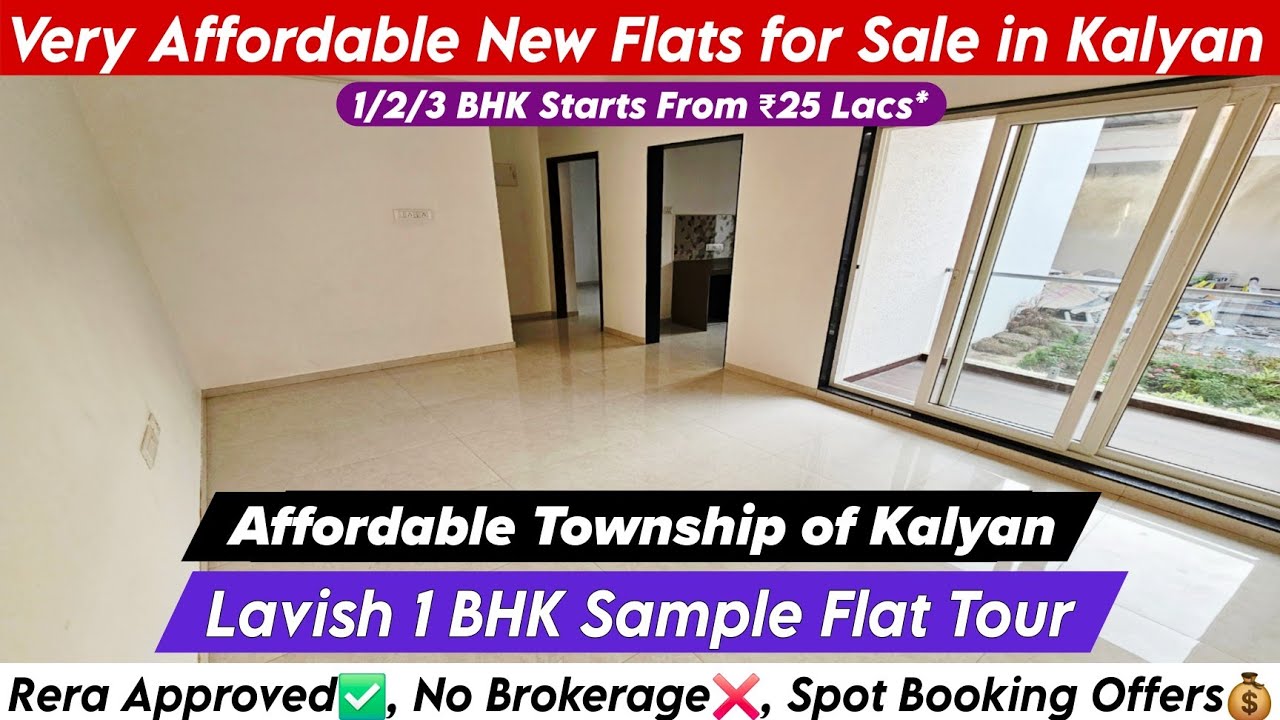 Affordable Project of Kalyan | 1 BHK Sample Flat | Low Budget Flats in Kalyan East | CALL-8800678921