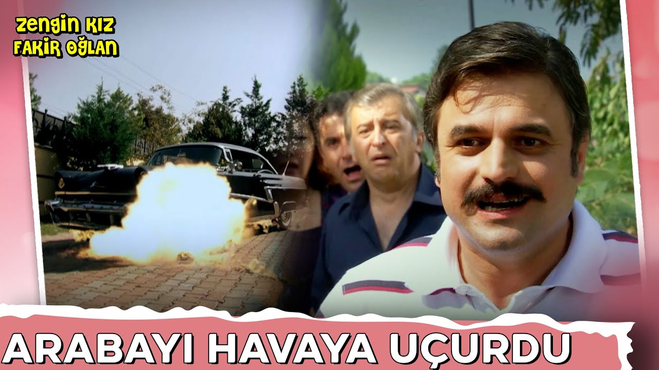 Nurhan Kemal'in arabasını havaya uçurdu - Zengin Kız Fakir Oğlan 7. Bölüm Sahneleri