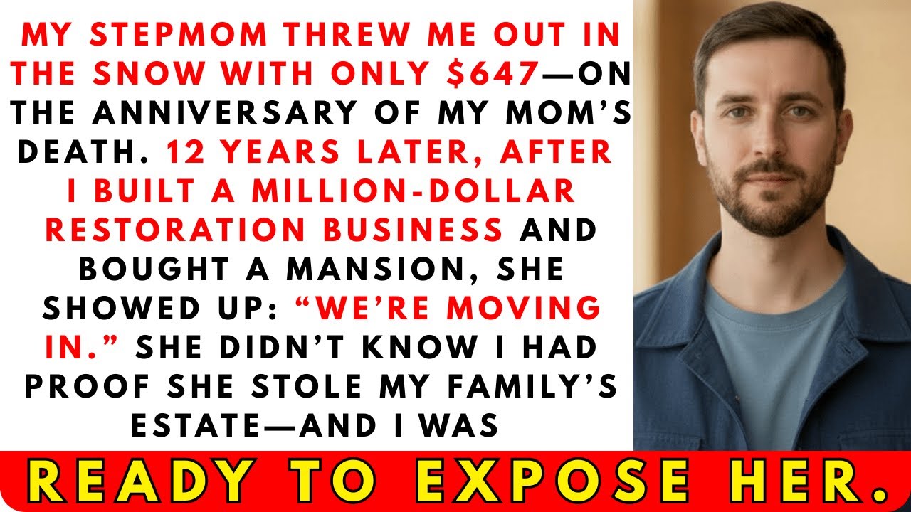 Stepmom Kicked Me Out With $647—12 Years Later She Showed Up At My Mansion… So I Set A Trap