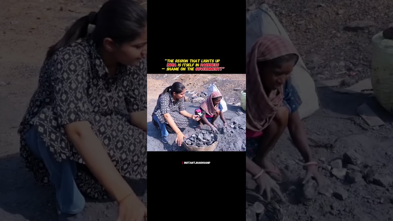 Jharia— Sitting on Black Gold, Living in Poverty shame on government of Jharkhand 