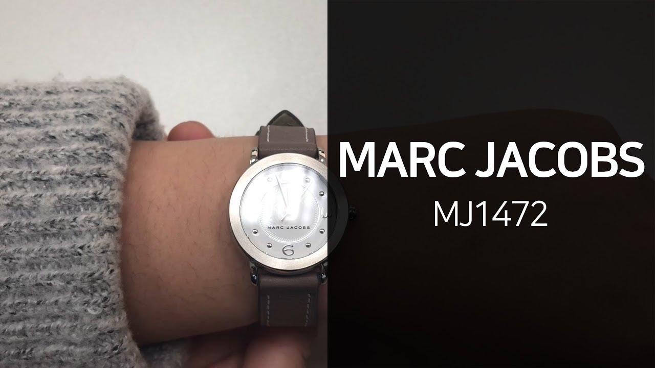 마크제이콥스 MJ1472 라일리 Riley 가죽시계 1분 영상 - 타임메카