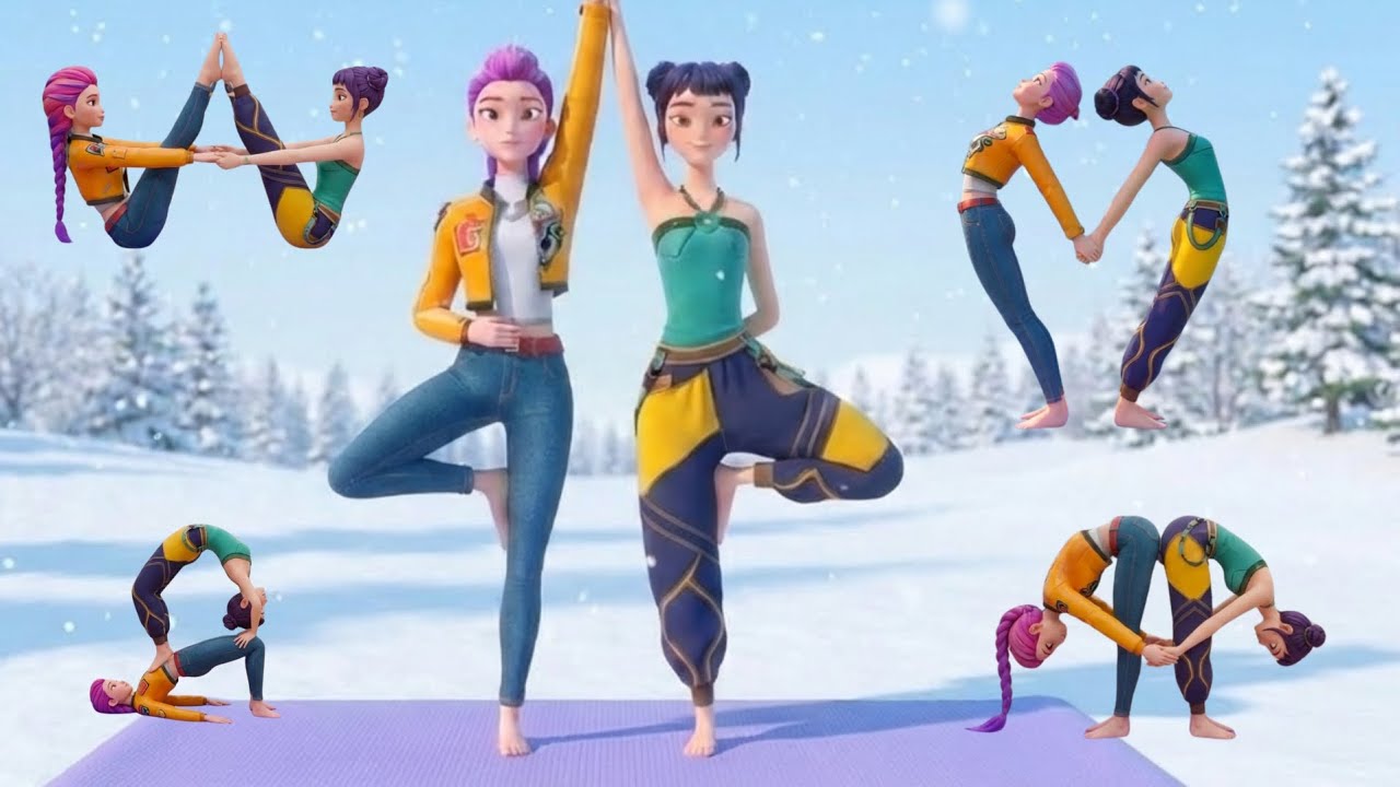 Duo Yoga for Kids with Rumi & Zoey | Partner Flow for Strength & Balance