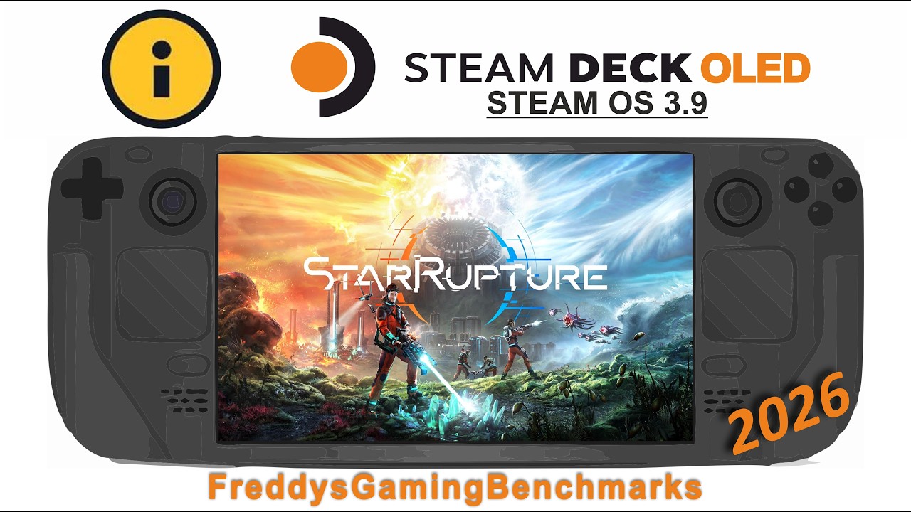StarRupture on Steam Deck OLED with Steam OS 3.9