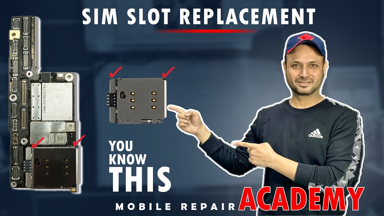 How to install sim card Reader Slot | iPhone sim card replacement | how to change sim card slot