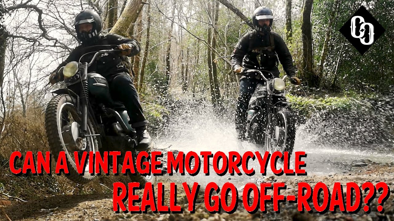 Vintage Triumph Desert Sled VS Off Road
