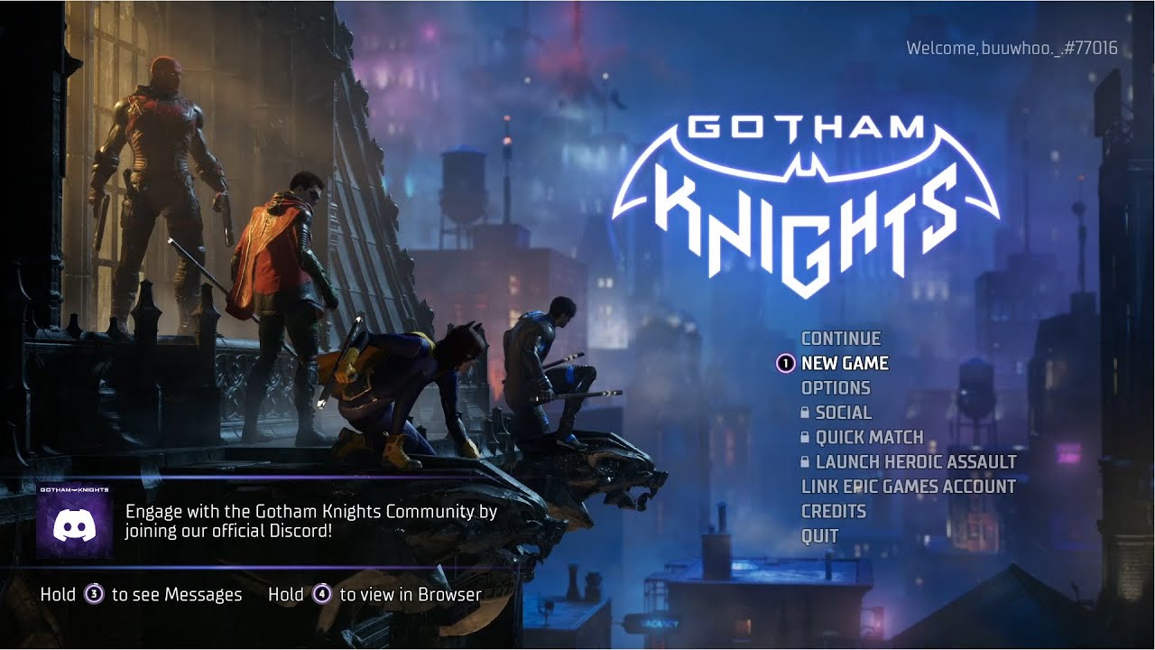 Gotham Knights - 2 Player Co-Op Playthrough No Commentary Part 1