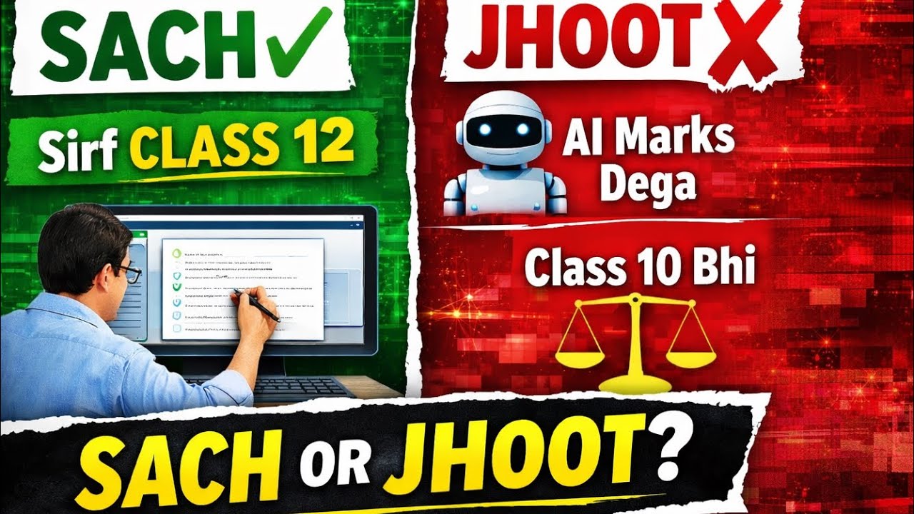 CBSE Class 12 Answer Sheets Digital Checking | AI Marks? Class 10 Included? Official Truth