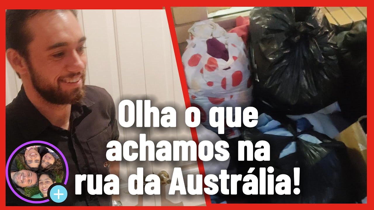 Olha o que ACHAMOS de GRAÇA na RUA da AUSTRÁLIA!