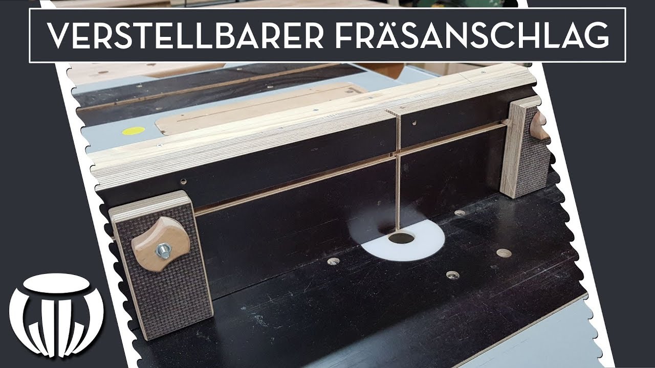 Verstellbarer Fräsanschlag passend zur Bosch GTS10XC