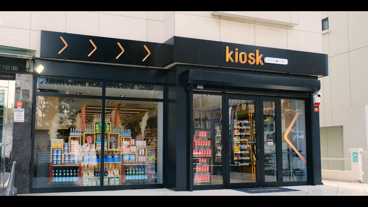 KİOSK Macrocenter mağaza çekimi. Marka ve mekân odaklı tanıtım filmi.