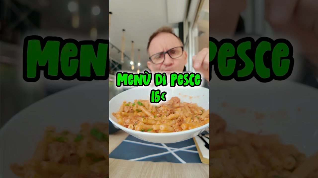 Menù OPERAIO da 15€ di PESCE 