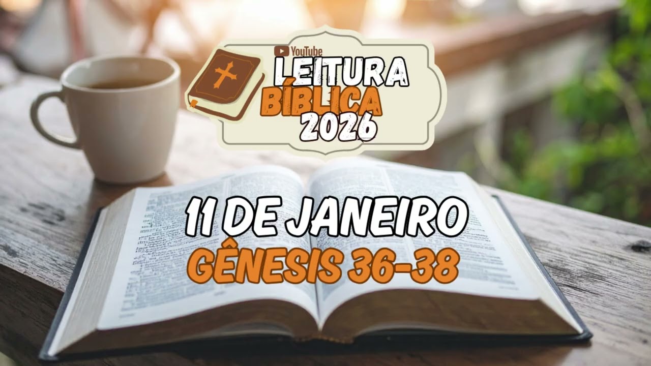 PLANO DE LEITURA DA BÍBLIA 2026 - 11 DE JANEIRO - GÊNESIS 36 AO 38