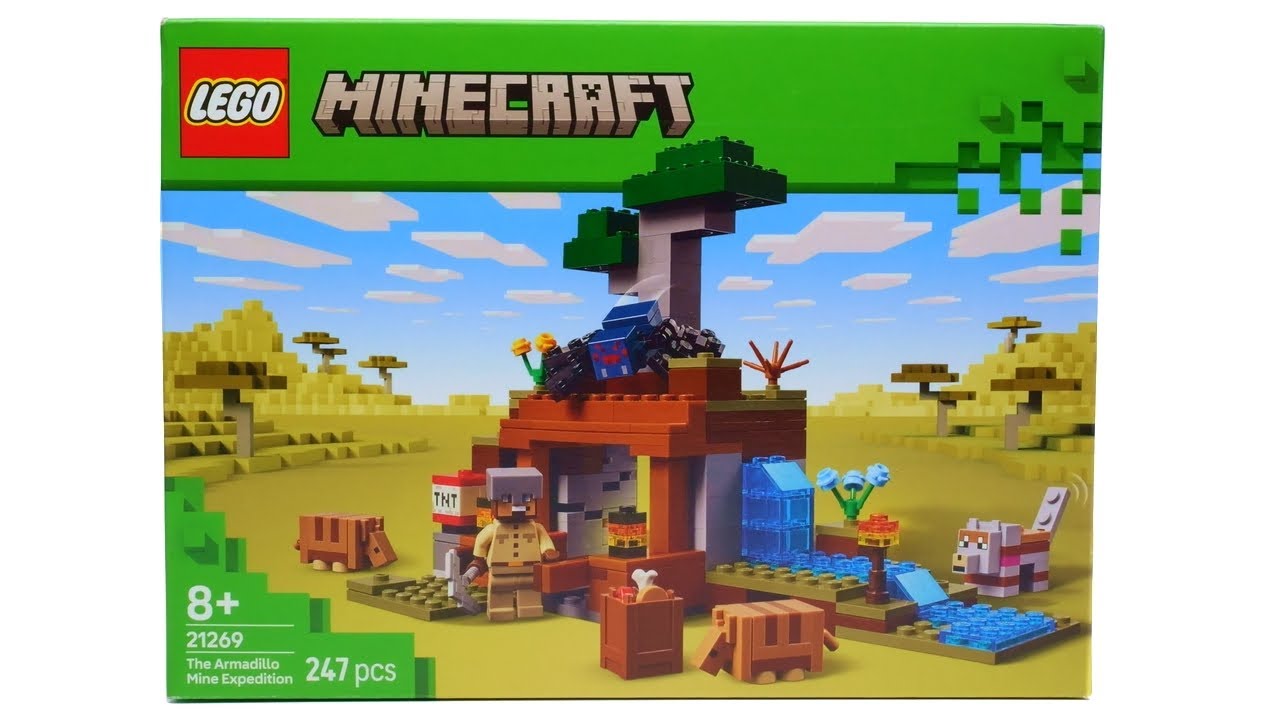 LEGO Minecraft The Armadillo Mine Expedition 21269 - Speed Build