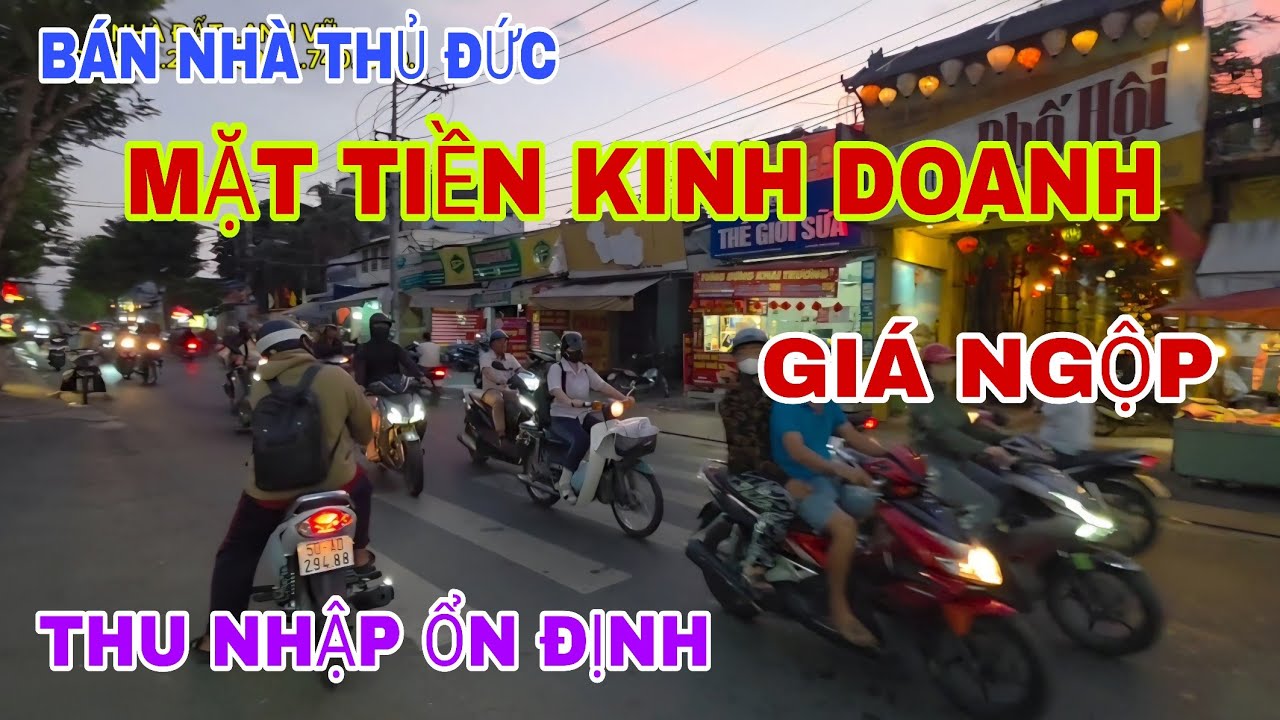 BÁN NHÀ THỦ ĐỨC ..MẶT TIỀN KINH DOANH  VIP. THU NHẬP ỔN ĐỊNH .
