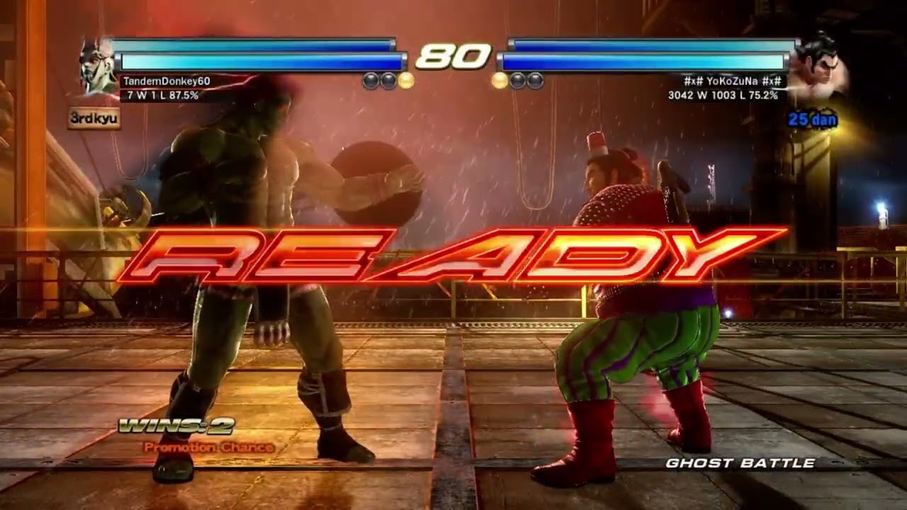 Tekken Tag 2 - Ancient Ogre & Jun Kazama Vs Ganryu & Michelle Chang | Ghost Battle