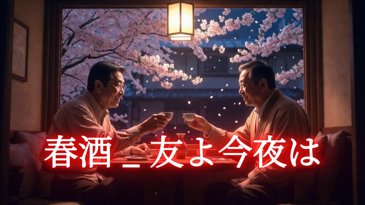 春酒 — 友よ今夜は｜桜舞う夜に酌み交わす人生の酒 昭和風演歌
