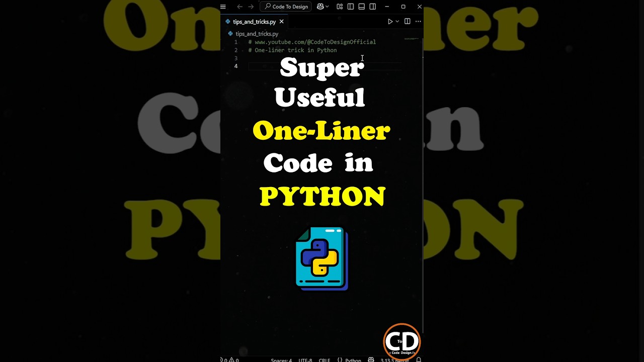 Super Useful One-Liner Code In Python #python #coding #programming