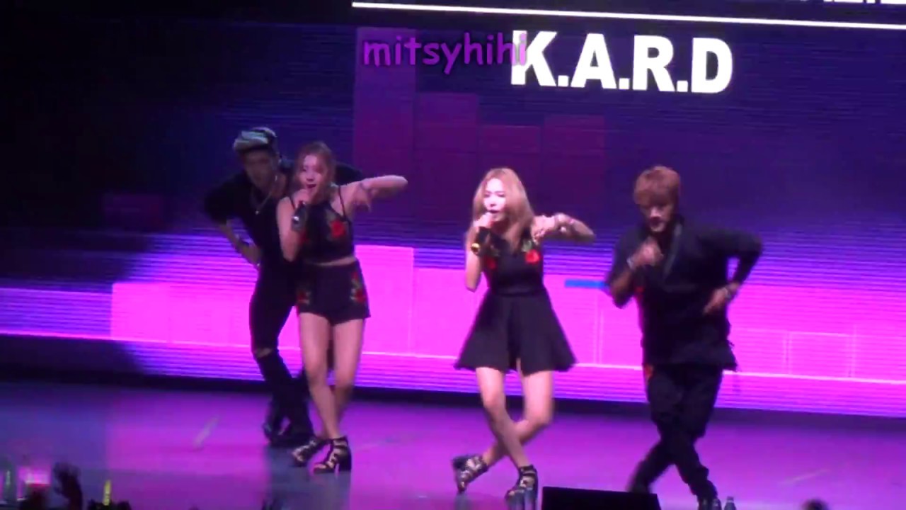 170702 K.A.R.D in Brazil - Rumor + Don't Recall (Hidden Version) Fancam Part 1/4