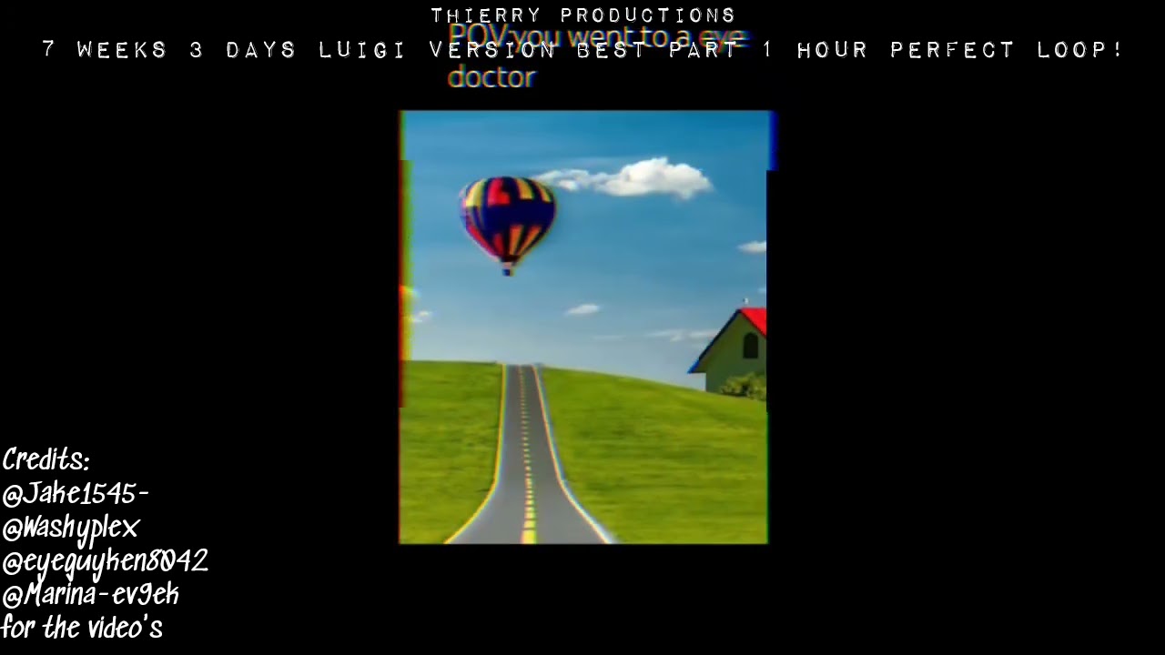 7 weeks 3 days luigi version Slowed + Reverb BEST PART 1 HOUR PERFECT LOOP!