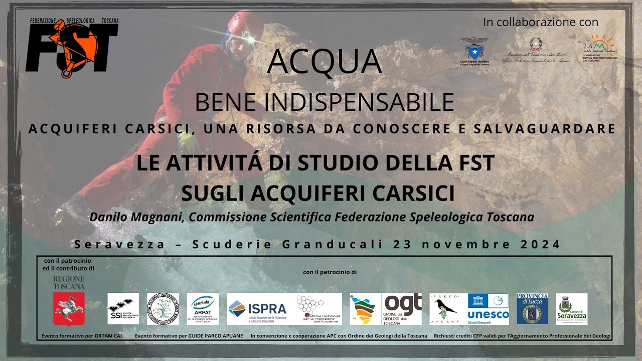 Le attività di studio della FST sugli acquiferi carsici, D. Magnani - Parte 1