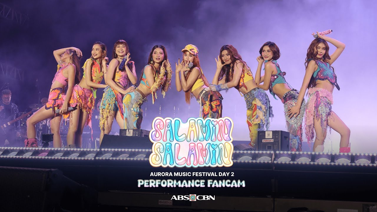 #BINI : 'Salamin, Salamin' at Aurora Music Festival 2025 Performance Fancam