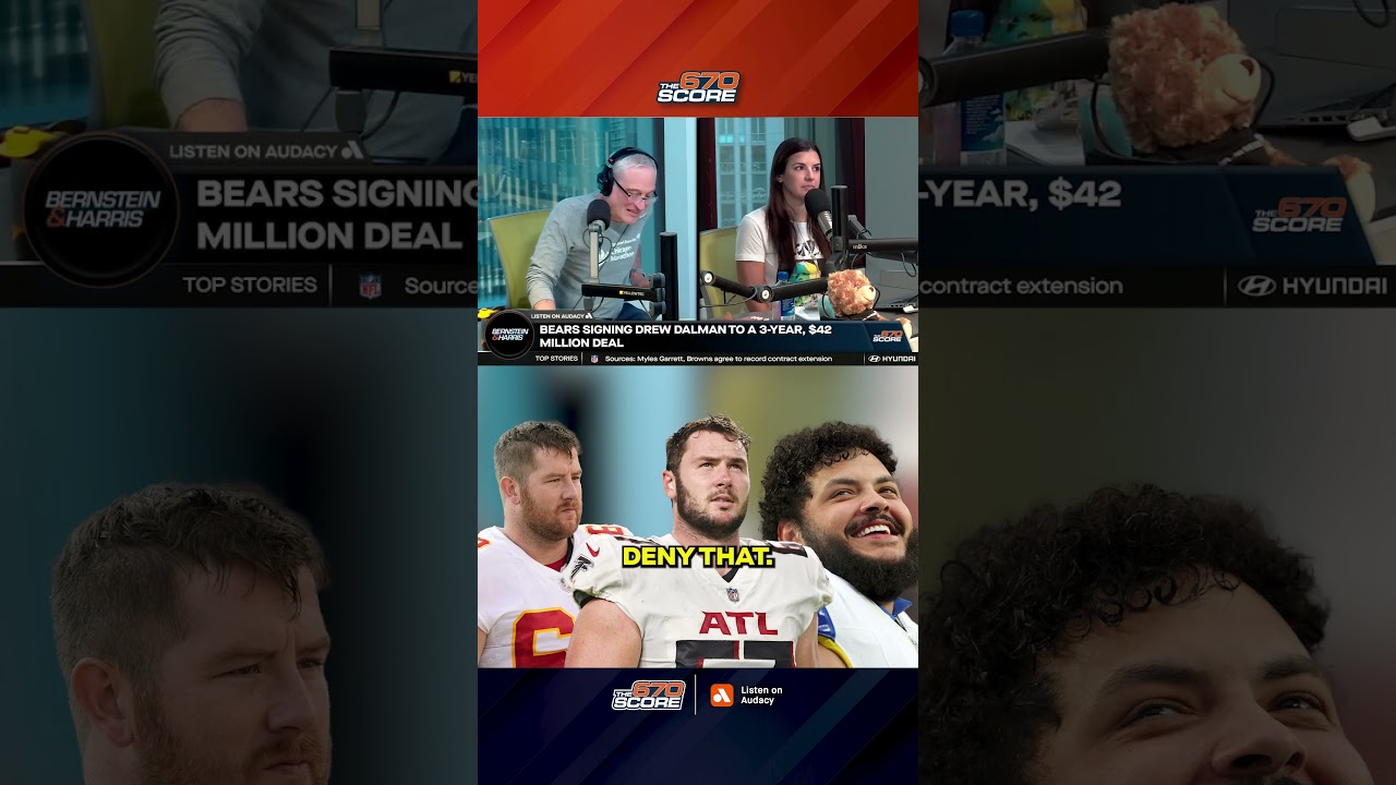 This Bears fan has an odd way of celebrating the Drew Dalman news
