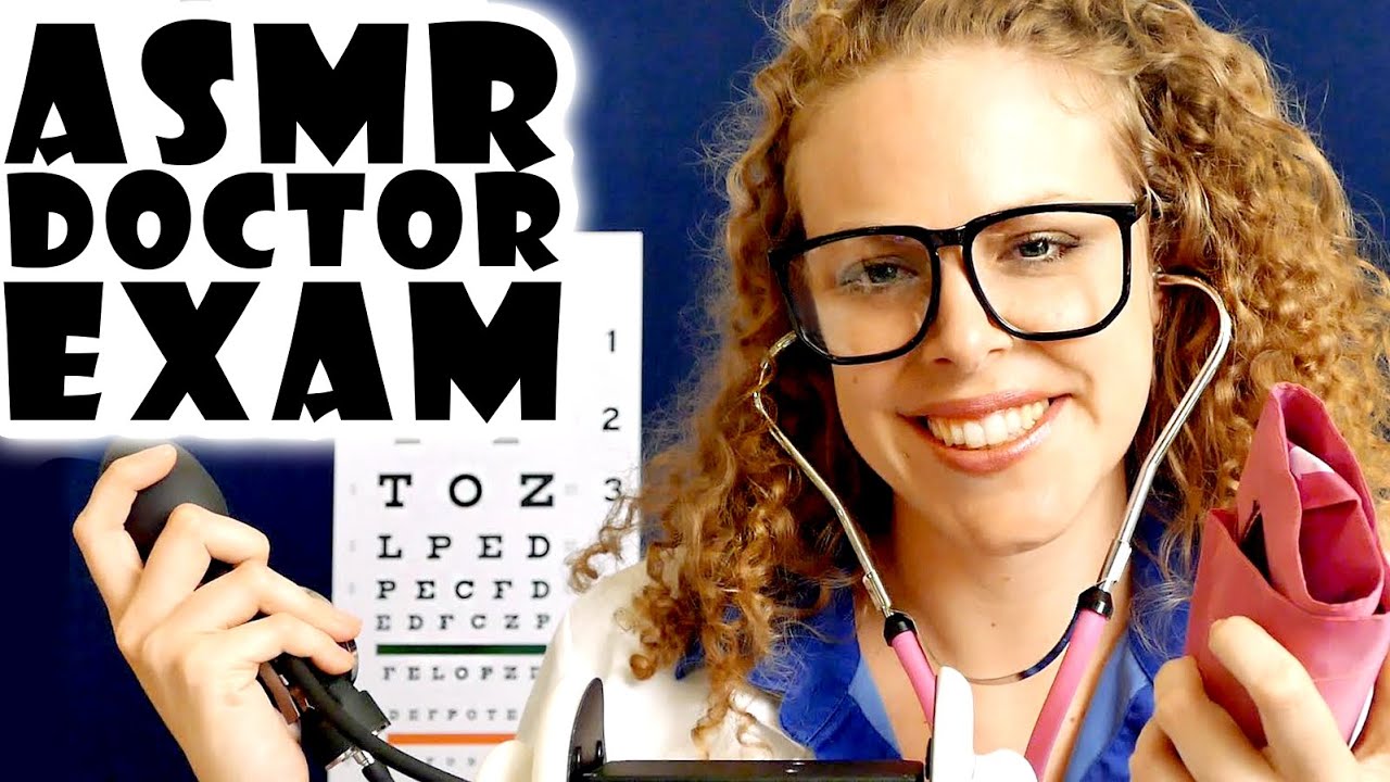 ASMR Binaural Doctor Exam Role Play Check Up & Ear & Eye Examination