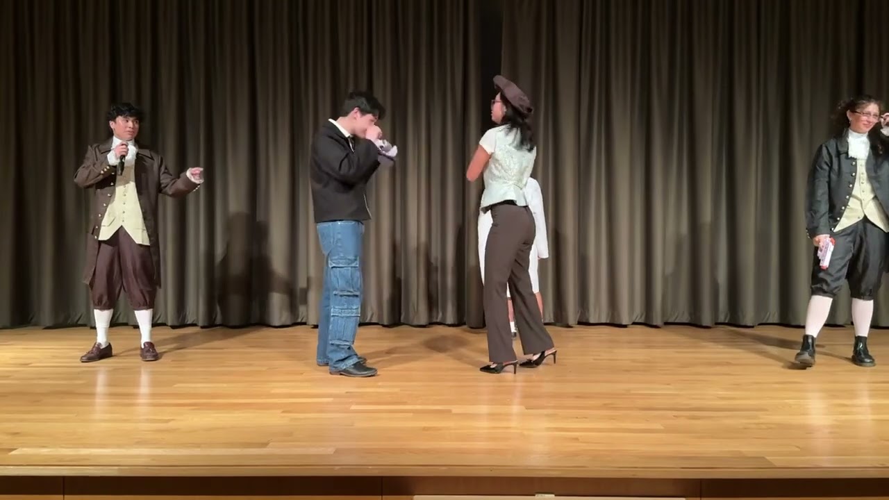 Hamilton- Your Obedient Servant x The World Was Wide Enough: Talent show performance