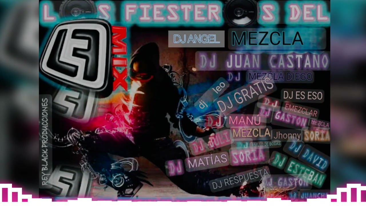 LOS FIESTEROS DEL MIX - ENGANCHADOS CUARTETEROS - DJ ANGEL 