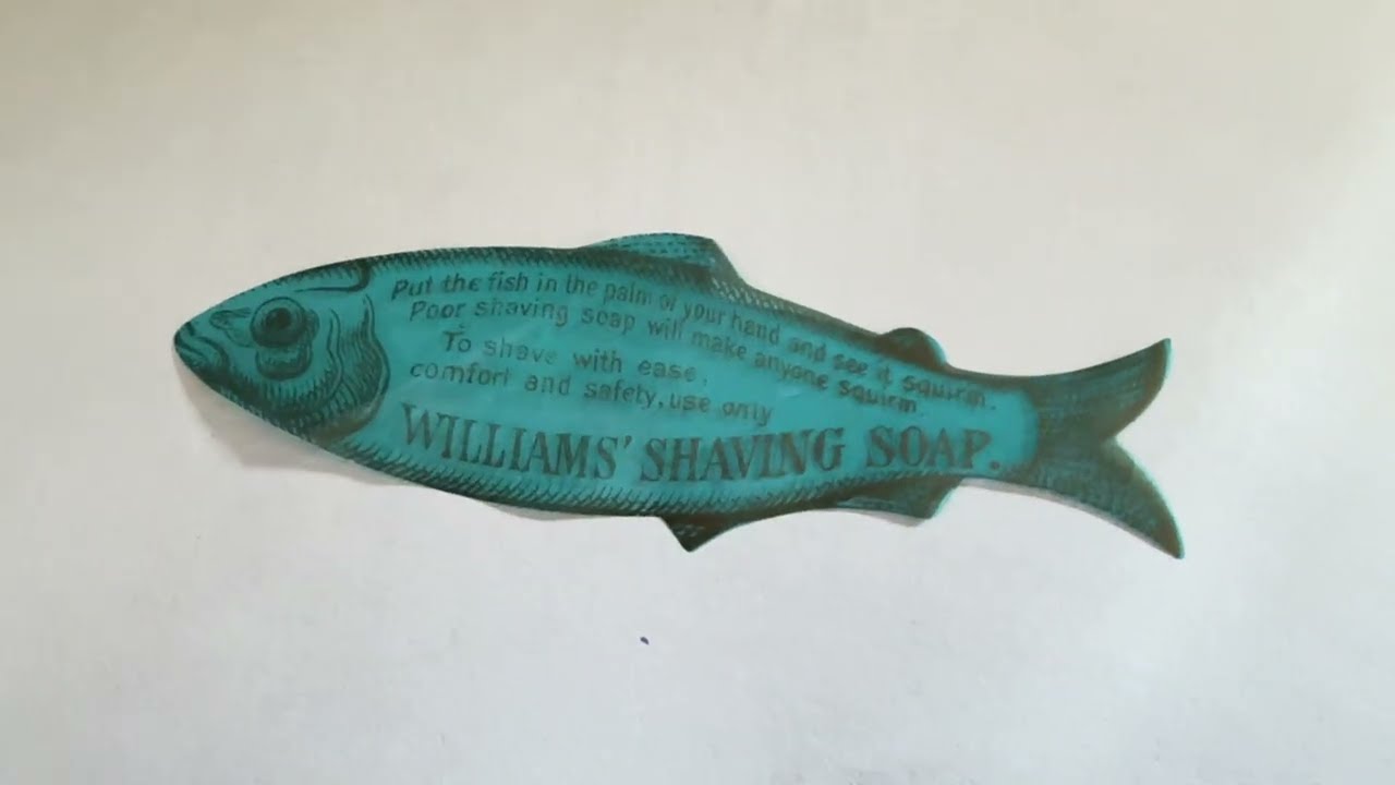 Williams Shave Soap Squirming Fish
