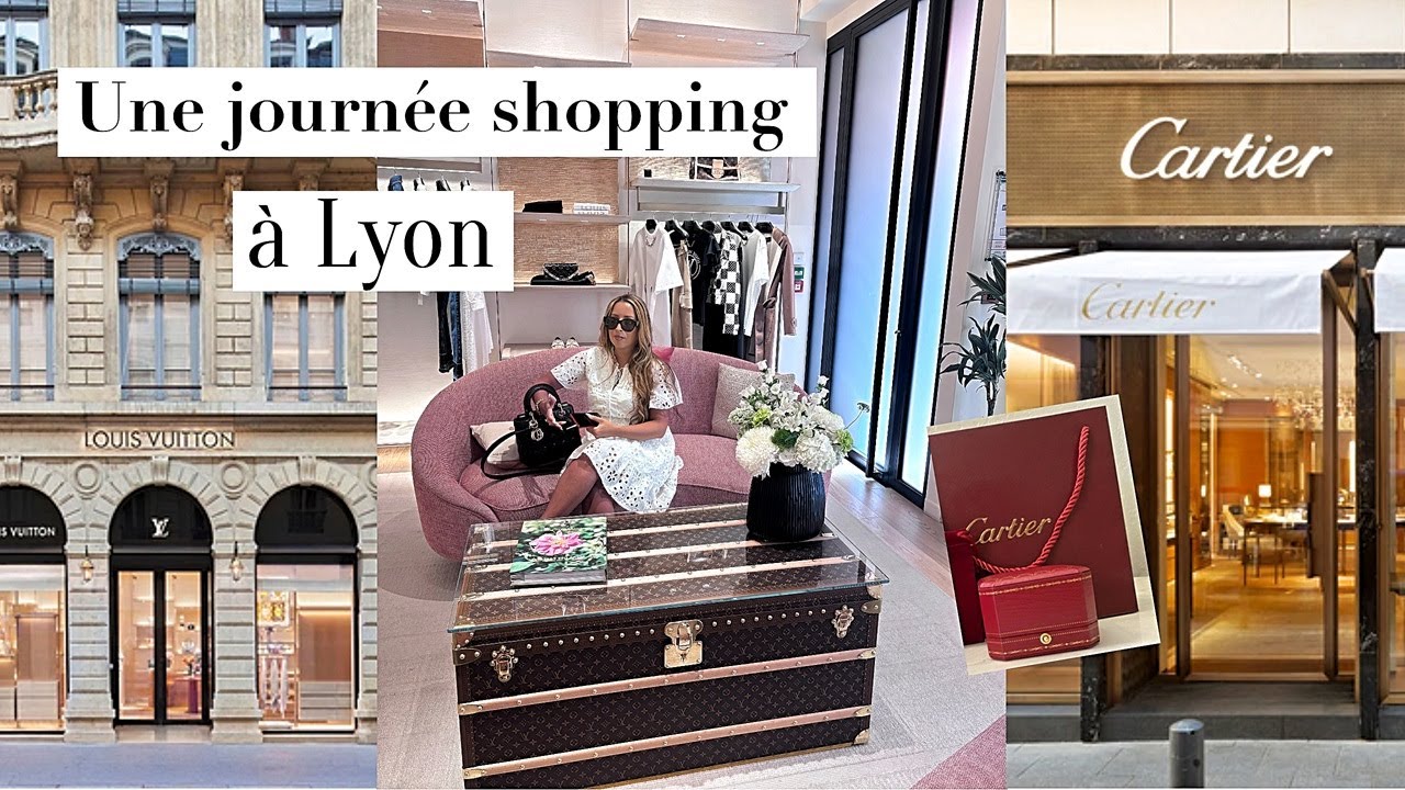 VLOG Shopping Lyon LOUIS VUITTON, unboxing CARTIER The Village OUTLET Villefontaine