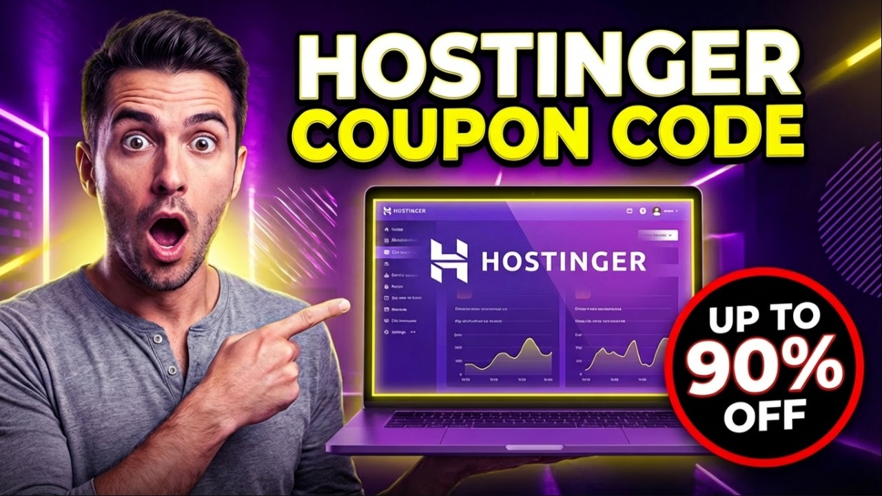 Hostinger Coupon Code (SECRET LINK) 😱 Get 90% Discount Instantly