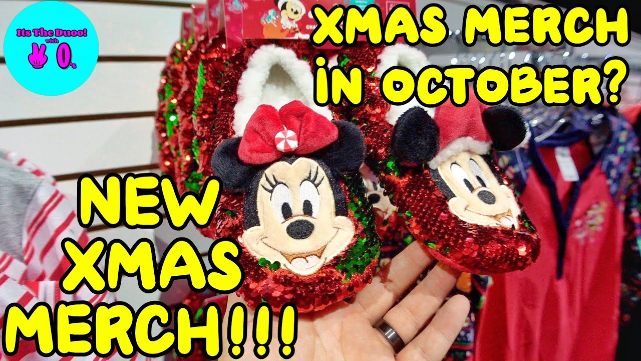 NEW Christmas Merch......but in October????? | Disneyland | Disney Merch | Downtown Disney