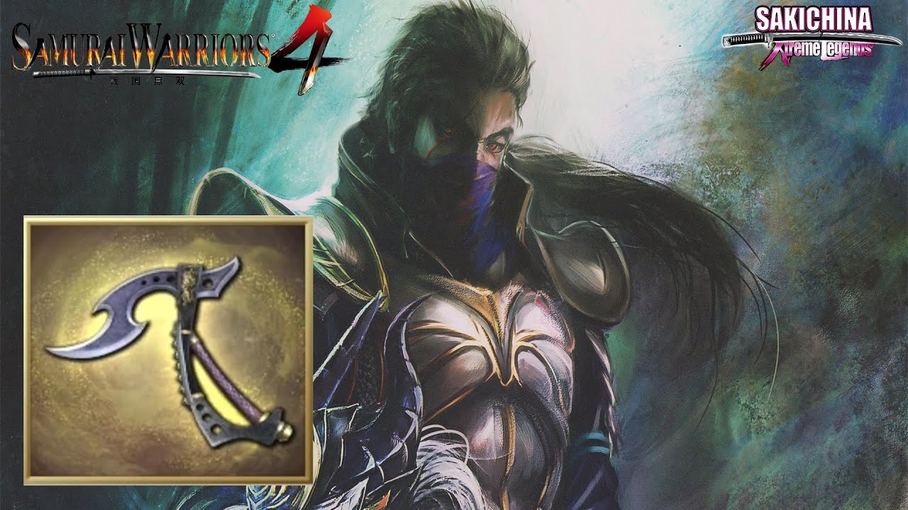 Hanzo Hattori - Rare Weapon (Chained Dragon) | Samurai Warriors 4 (PS5 - 4K, 60fps)