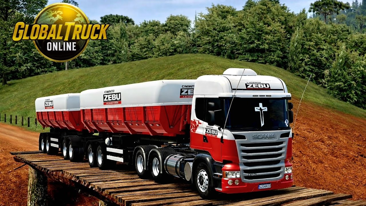 Scania R480 No Rodocaçamba Zebu Cimento Global Truck Online 