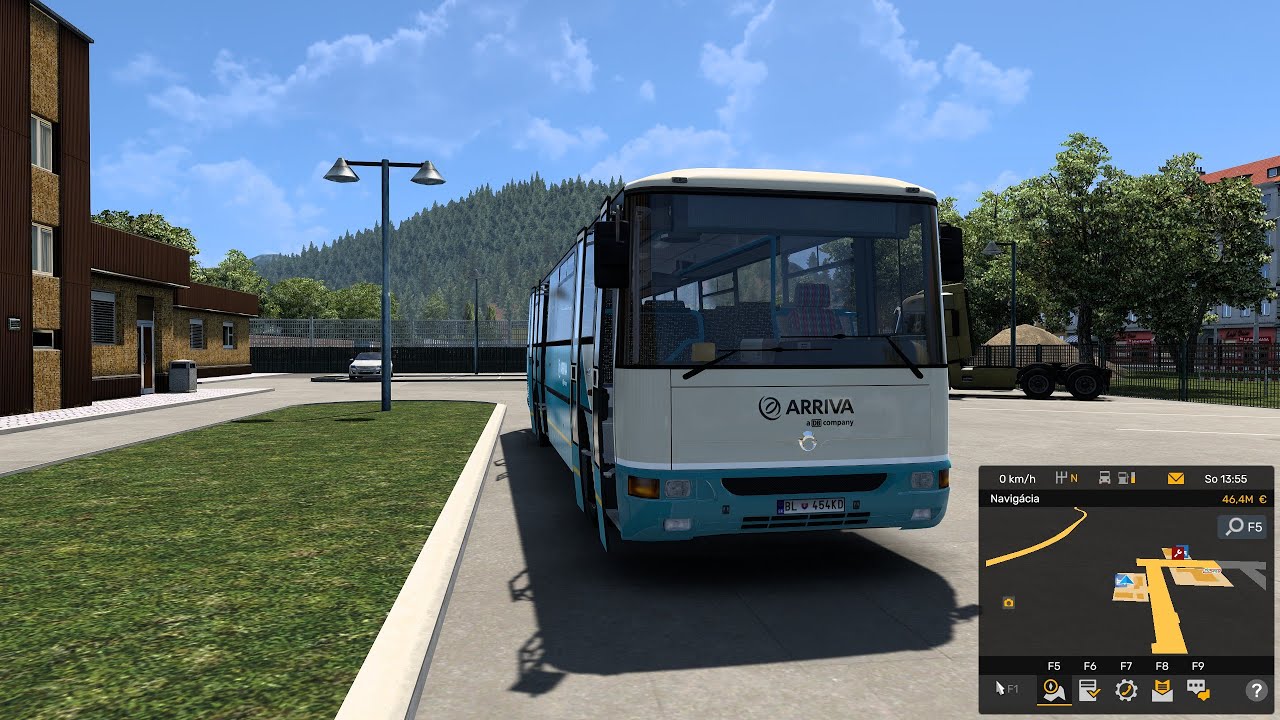 Euro Truck simulátor 2 Trasa Bratislava-Banská Bystrica (Karosa C 954 E)