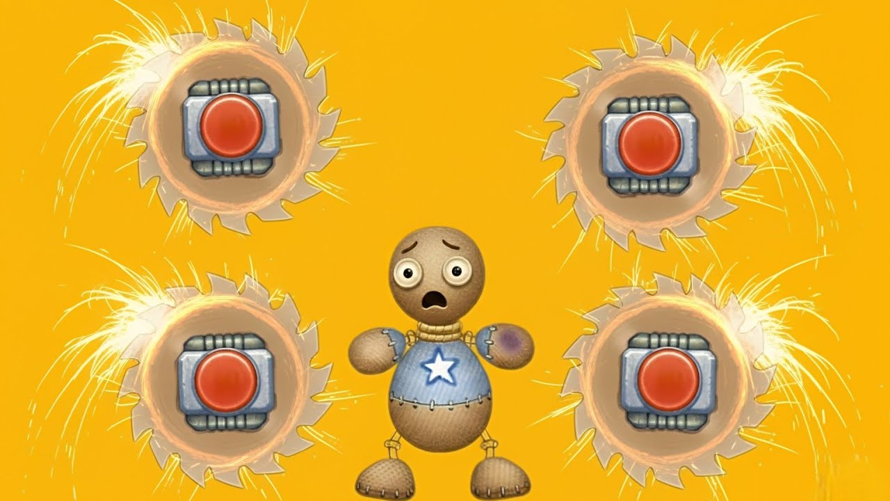 WHICH BUTTON SAVES HIM? 🤔🔴👇#kickthebuddy 