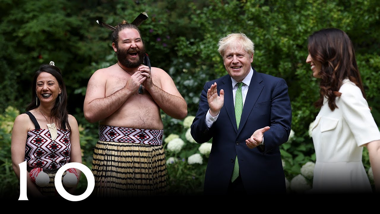 PM Boris Johnson welcomes Jacinda Ardern to Downing Street