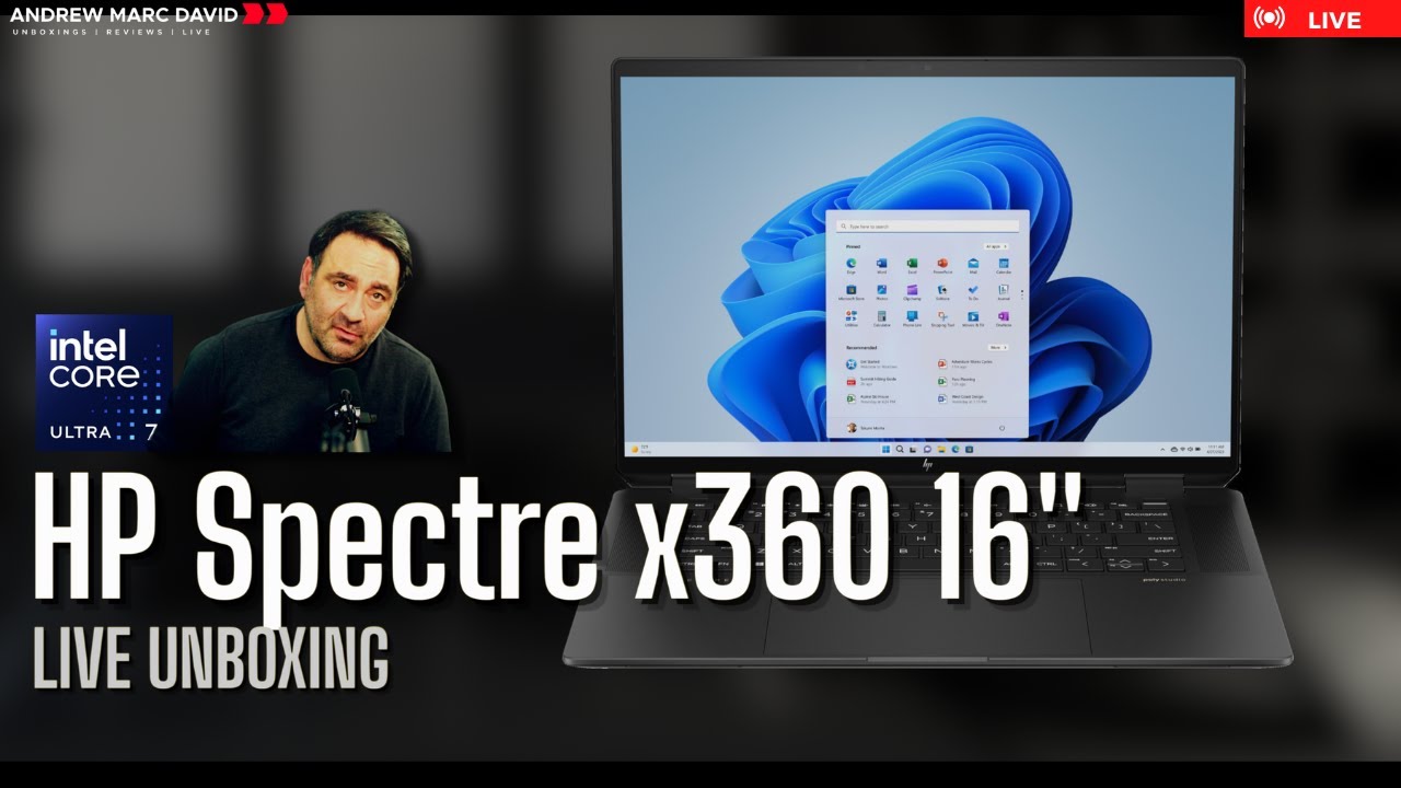 2024 HP Spectre x360 16 - Live Unboxing