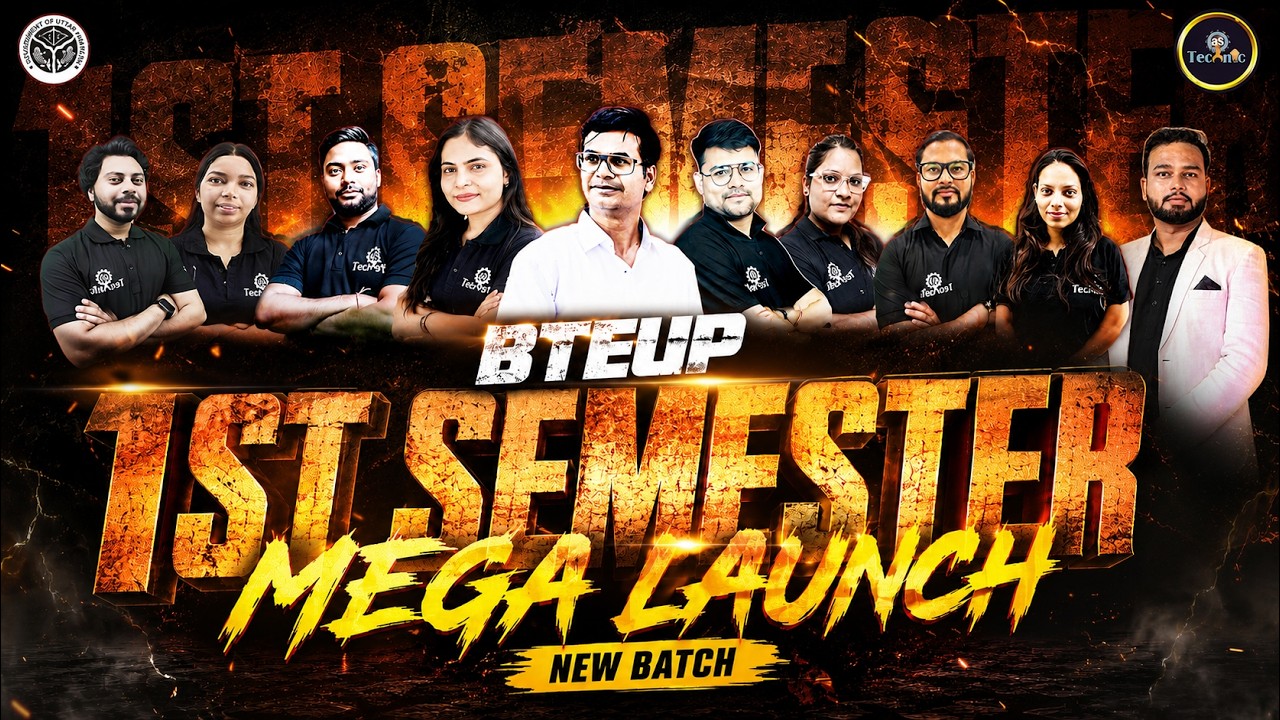 🔥 UP Polytechnic 1st Semester New Batch Launching 2026-27 | BTEUP All Branches | ASTECHNIC