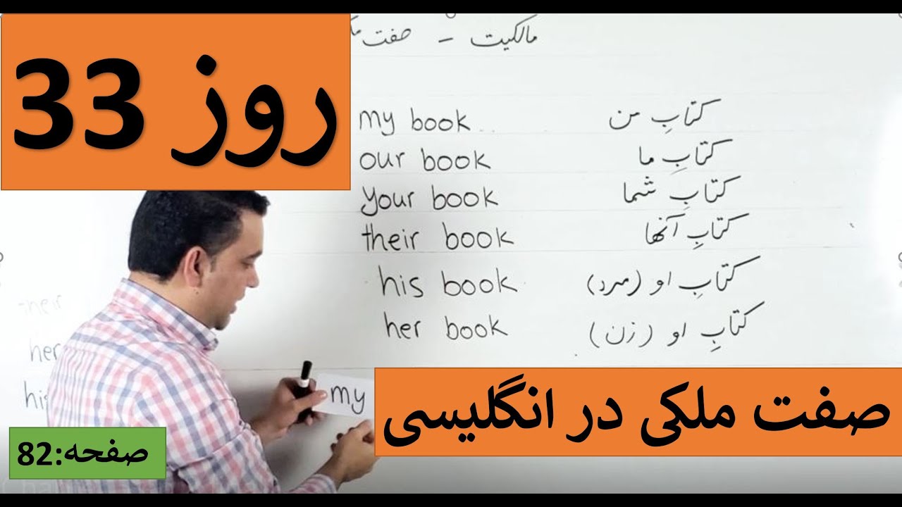 Learn English-Farsi Day 33 |صفت ملکی در انگلیسی - آموزش انگلیسی- روز