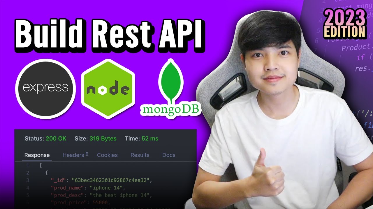 เรียนรู้การสร้าง REST API ด้วย NodeJS + Express + MongoDB ( 🆕 2023 Edition ) 👨‍💻💯
