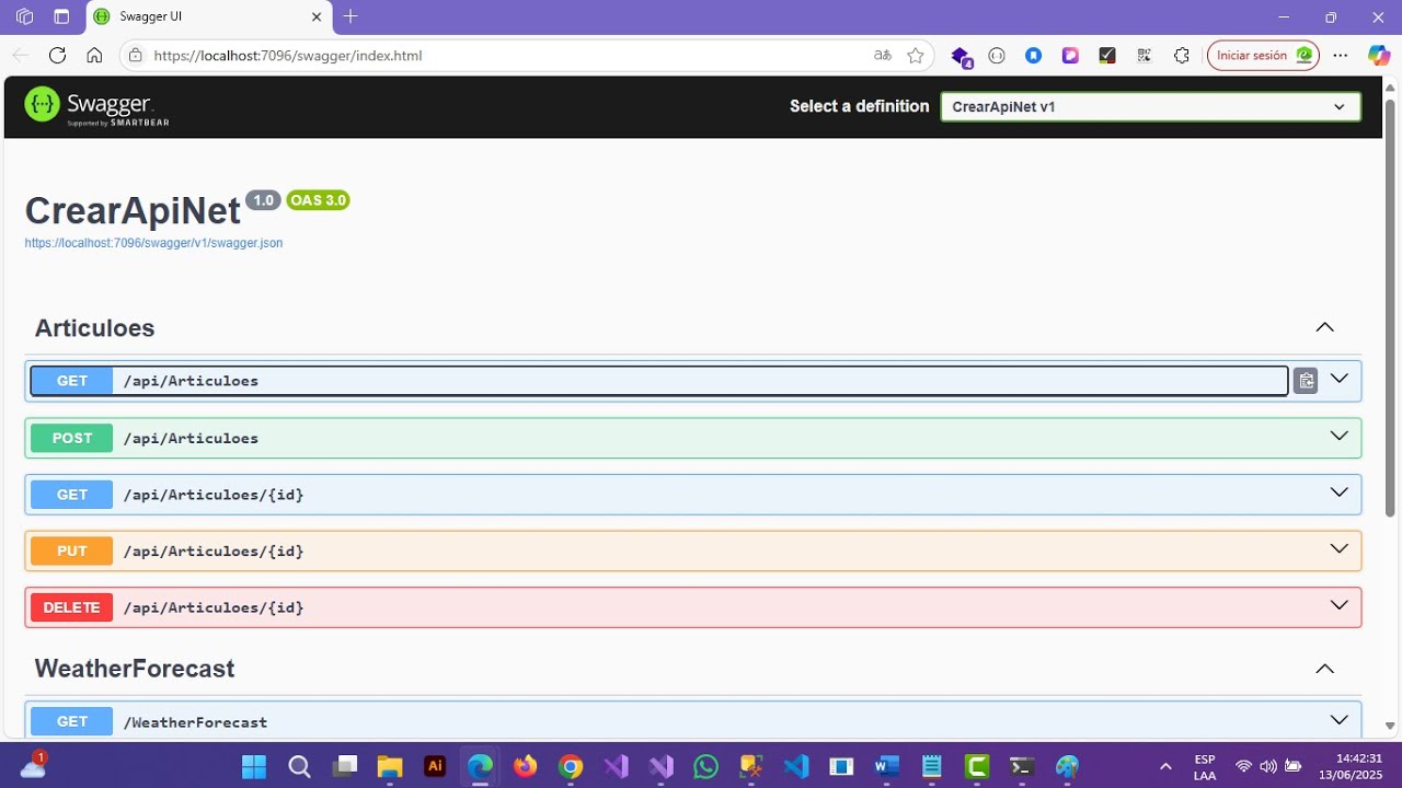 Crear una WEB API REST en C# | .NET CORE 9| 8 | (GET, POST, PUT,DELETE) | HEADERS