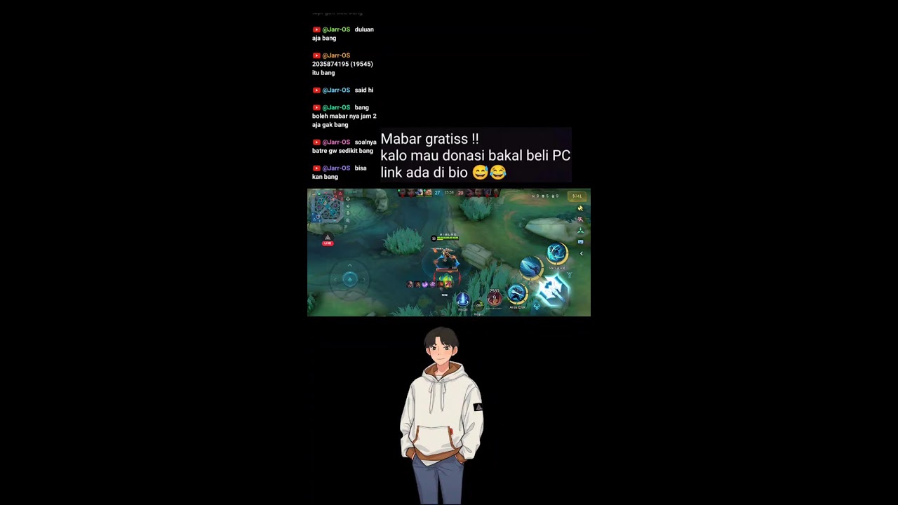 Mabar gratiss !! kalo mau donasi link ada di deskripsi 😁😅😂