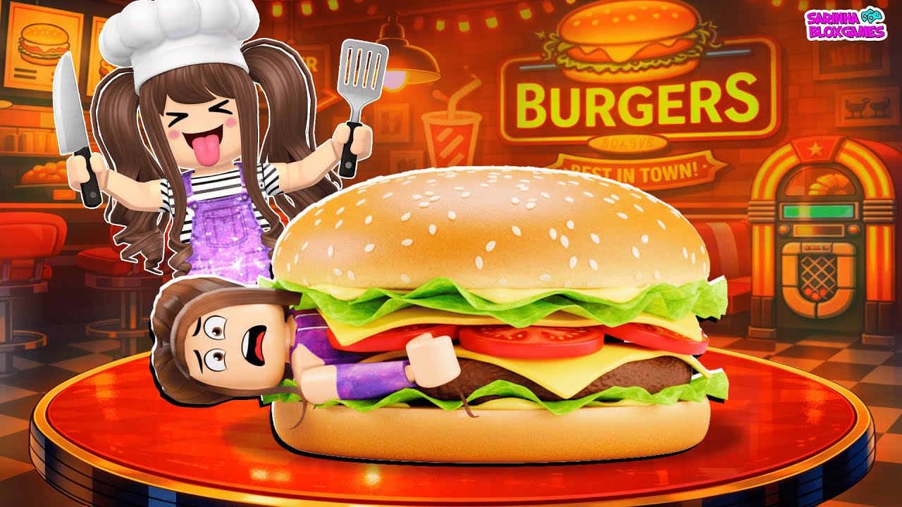 ABRI UMA HAMBURGUERIA DE CARNE DE ROBLOXIANOS!!! ROBLOX
