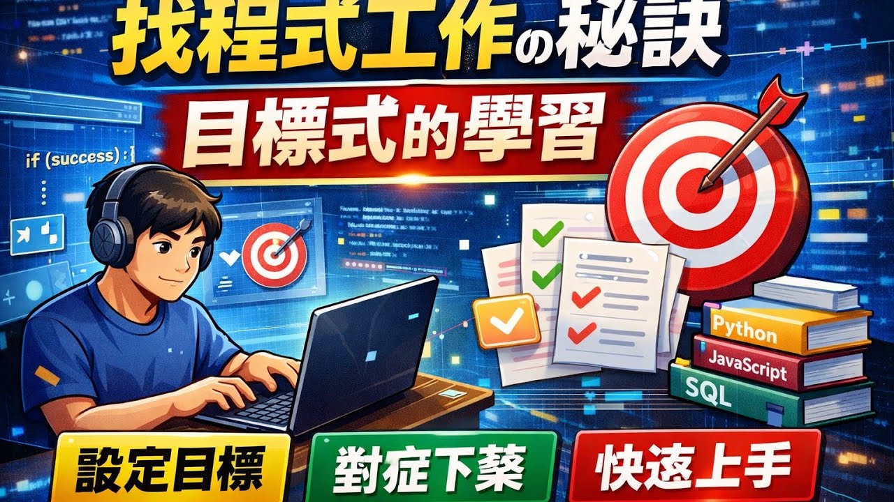 找程式工作的秘訣-目標式的學習