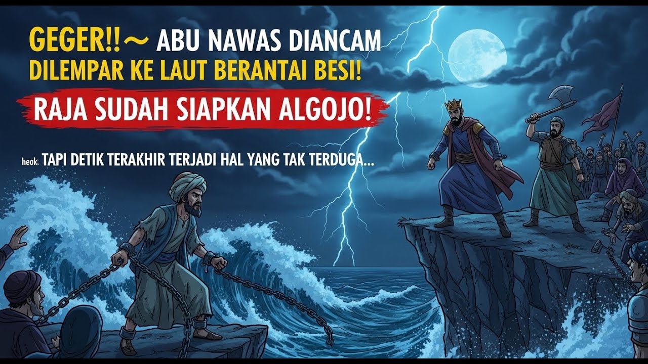 “GEGER‼️ Abu Nawas Diancam Dilempar ke Laut Berantai Besi, Raja Sudah Siapkan Algojo, Tapi