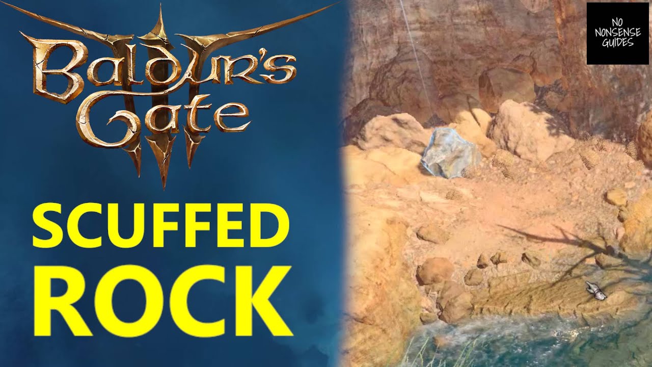 Baldur's Gate 3 Scuffed Rock - How to Move Scuffed Rock in BG3