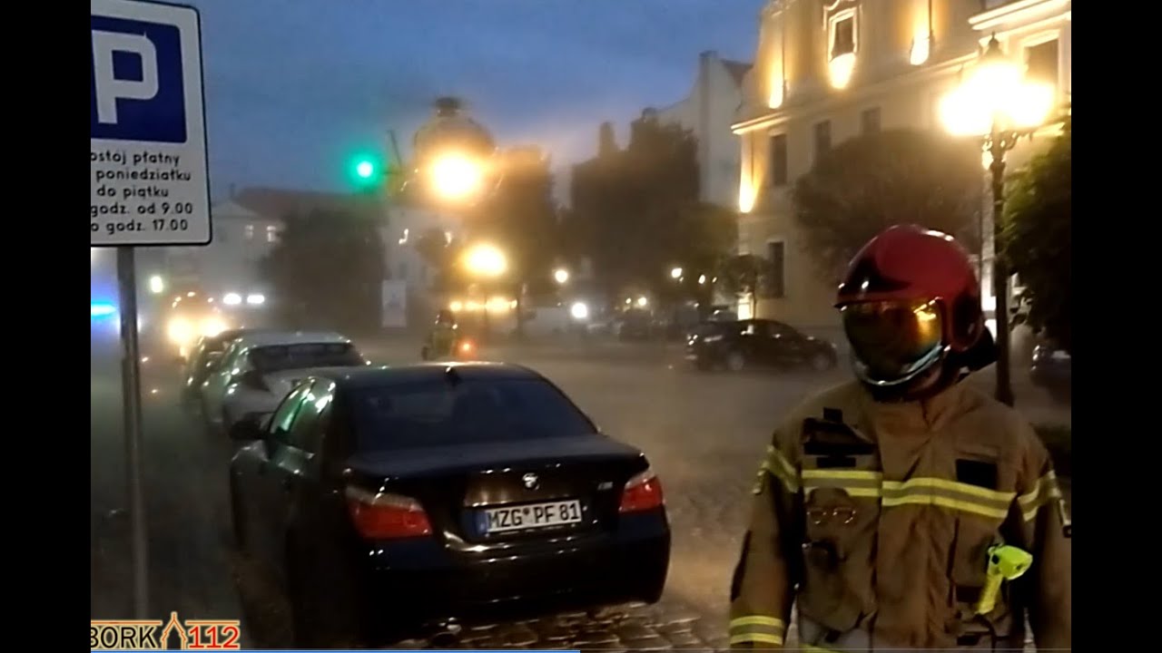 Lądowanie LPR na rynku w Kluczborku