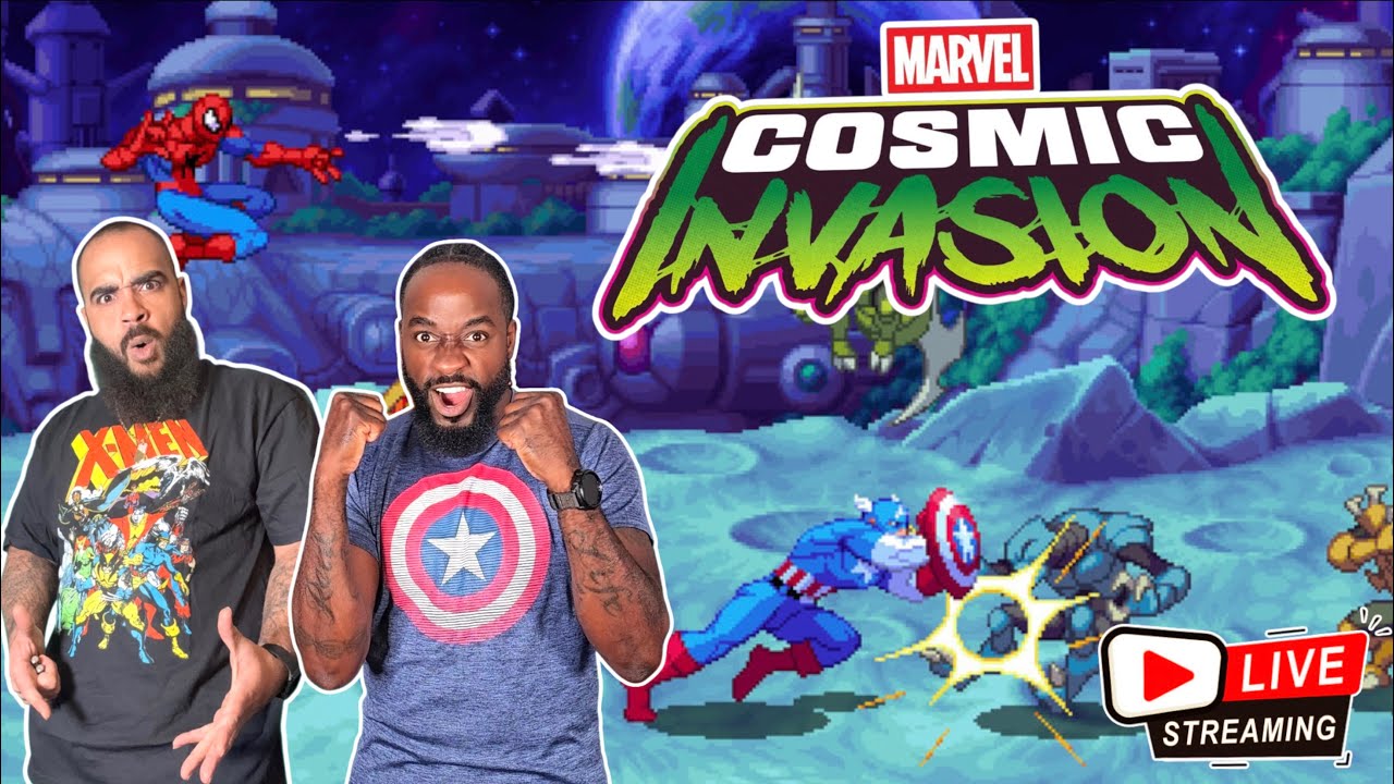 Marvel Cosmic Invasion is a Ton of Fun!!! 4-Player Co-op Full Play Through Live!!!